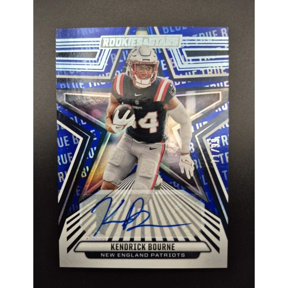2024 Panini Rookies & Stars Kendrick Bourne #67‎ True Blue /99 Auto Patriots
